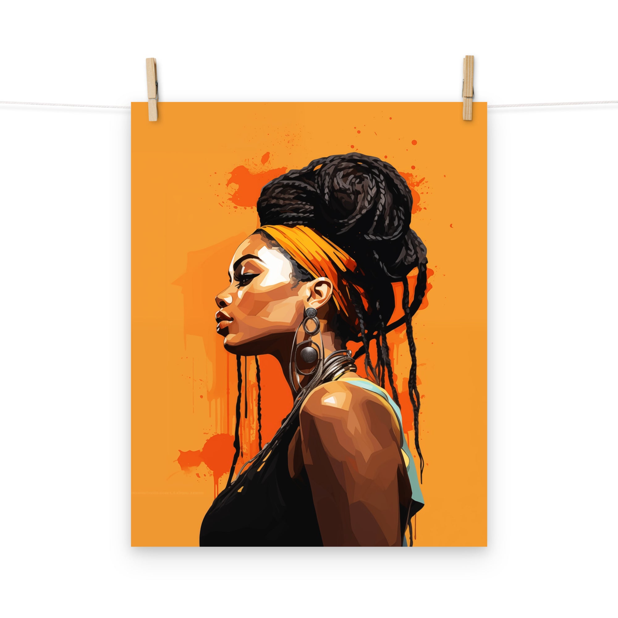 Photo paper poster