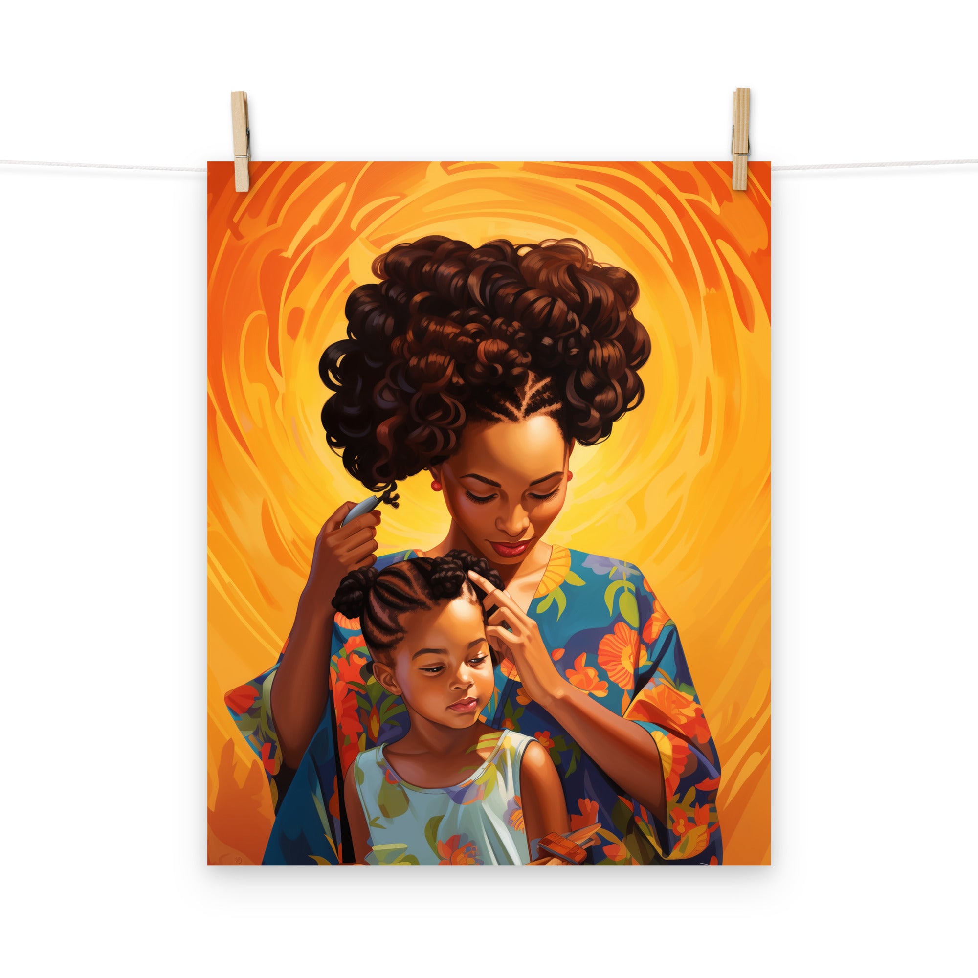 Photo paper poster
