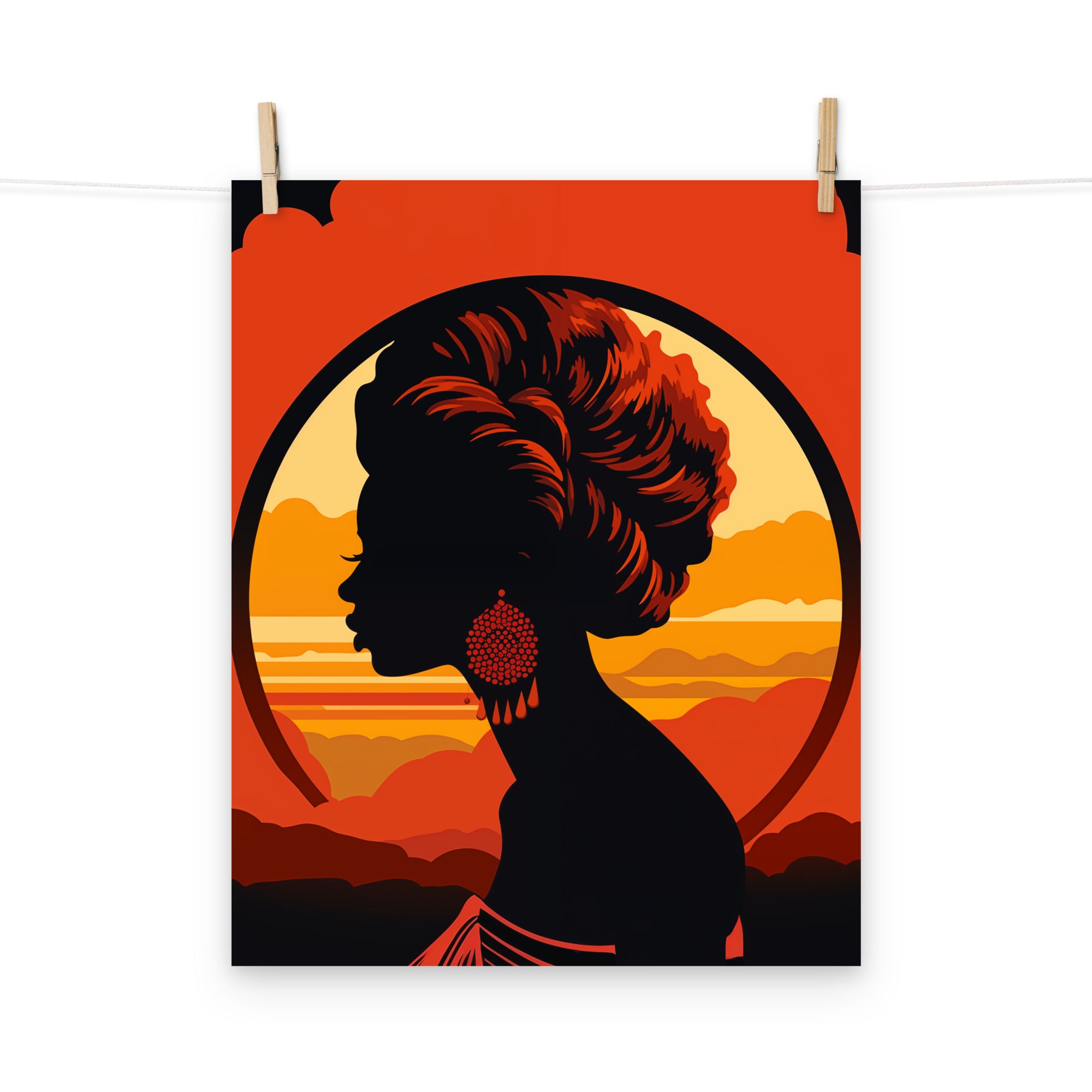 Photo paper poster