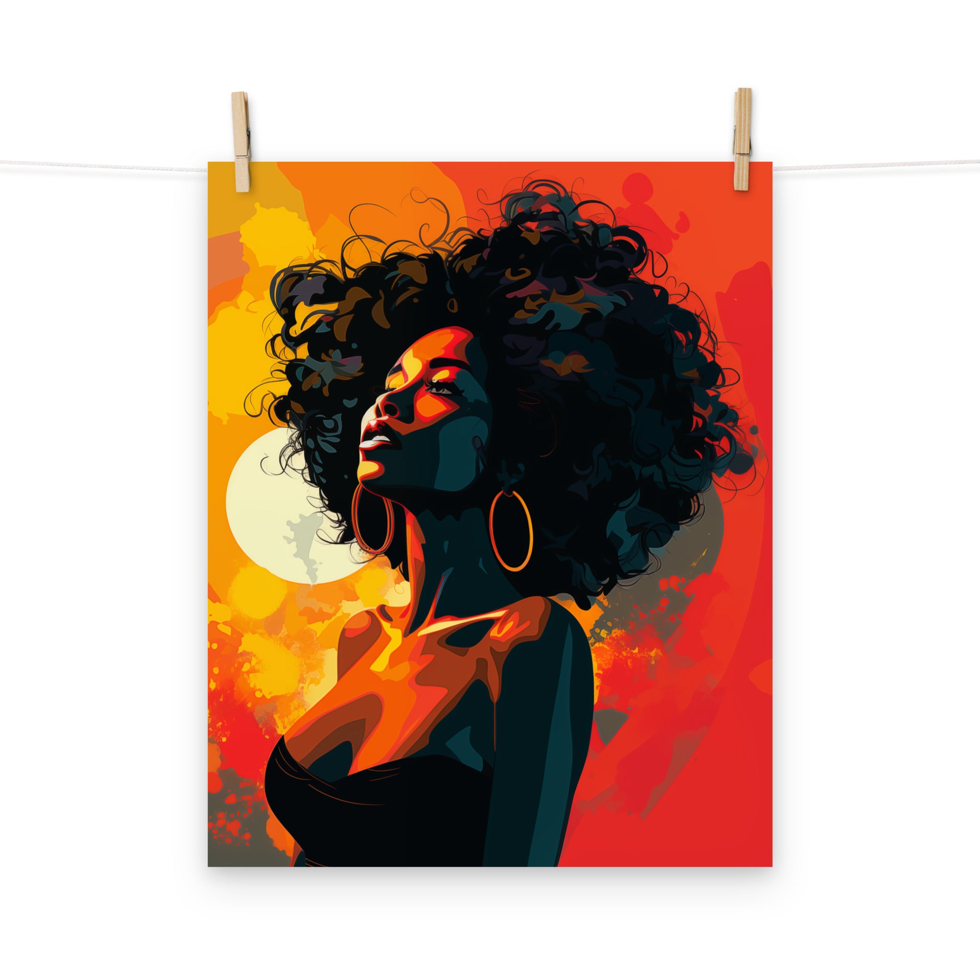 Photo paper poster
