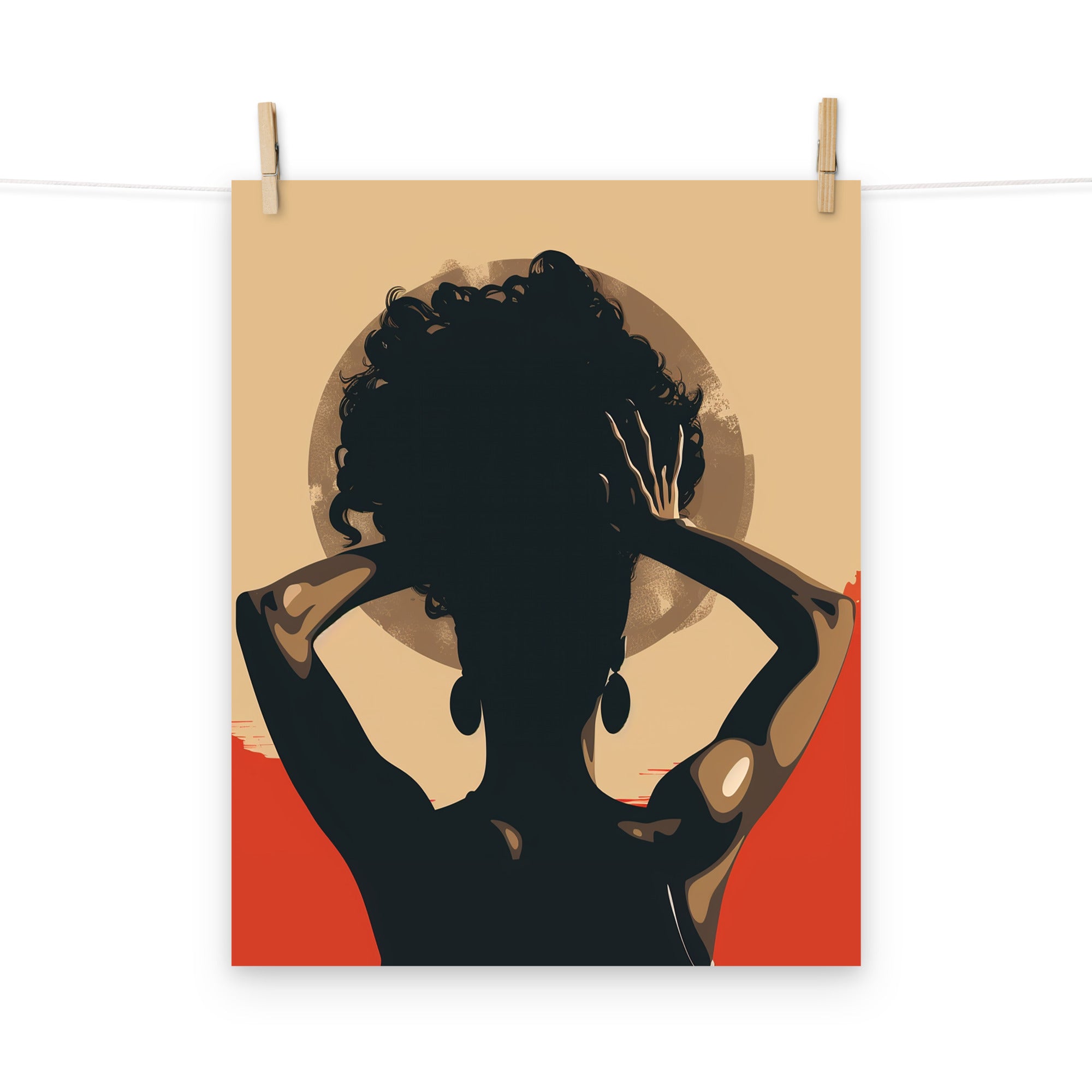 Photo paper poster