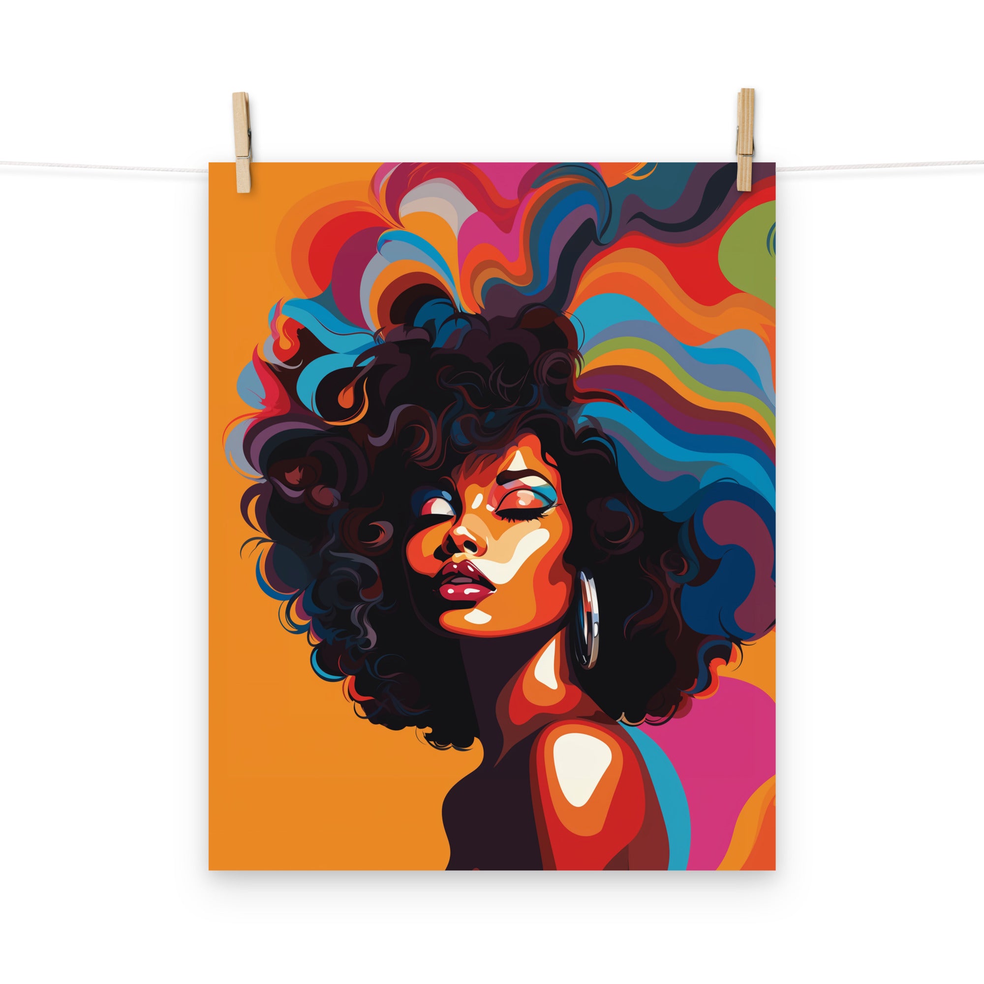 Photo paper poster