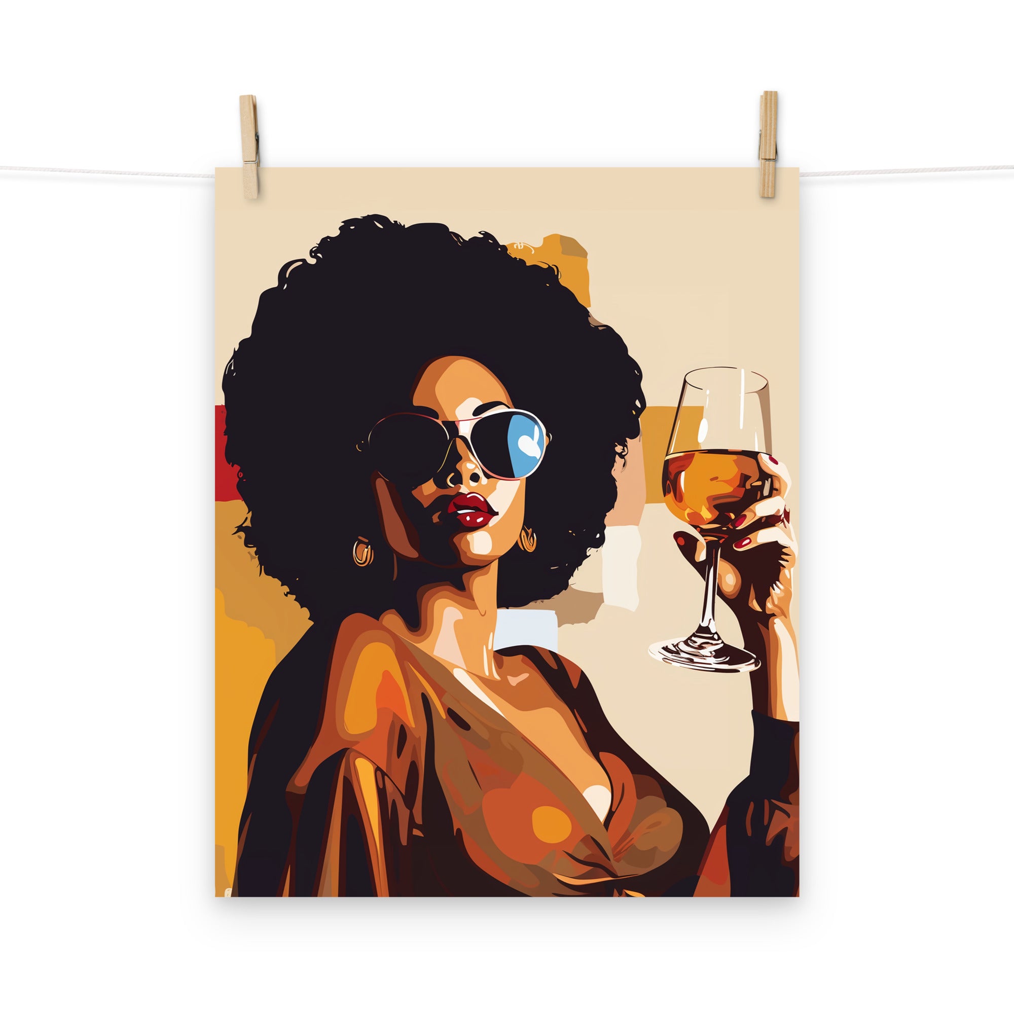 Photo paper poster