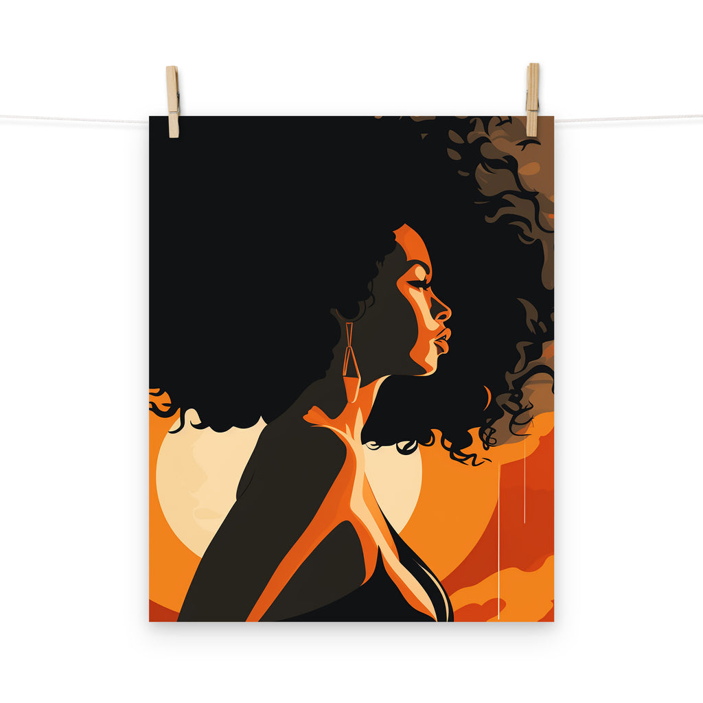 Photo paper poster