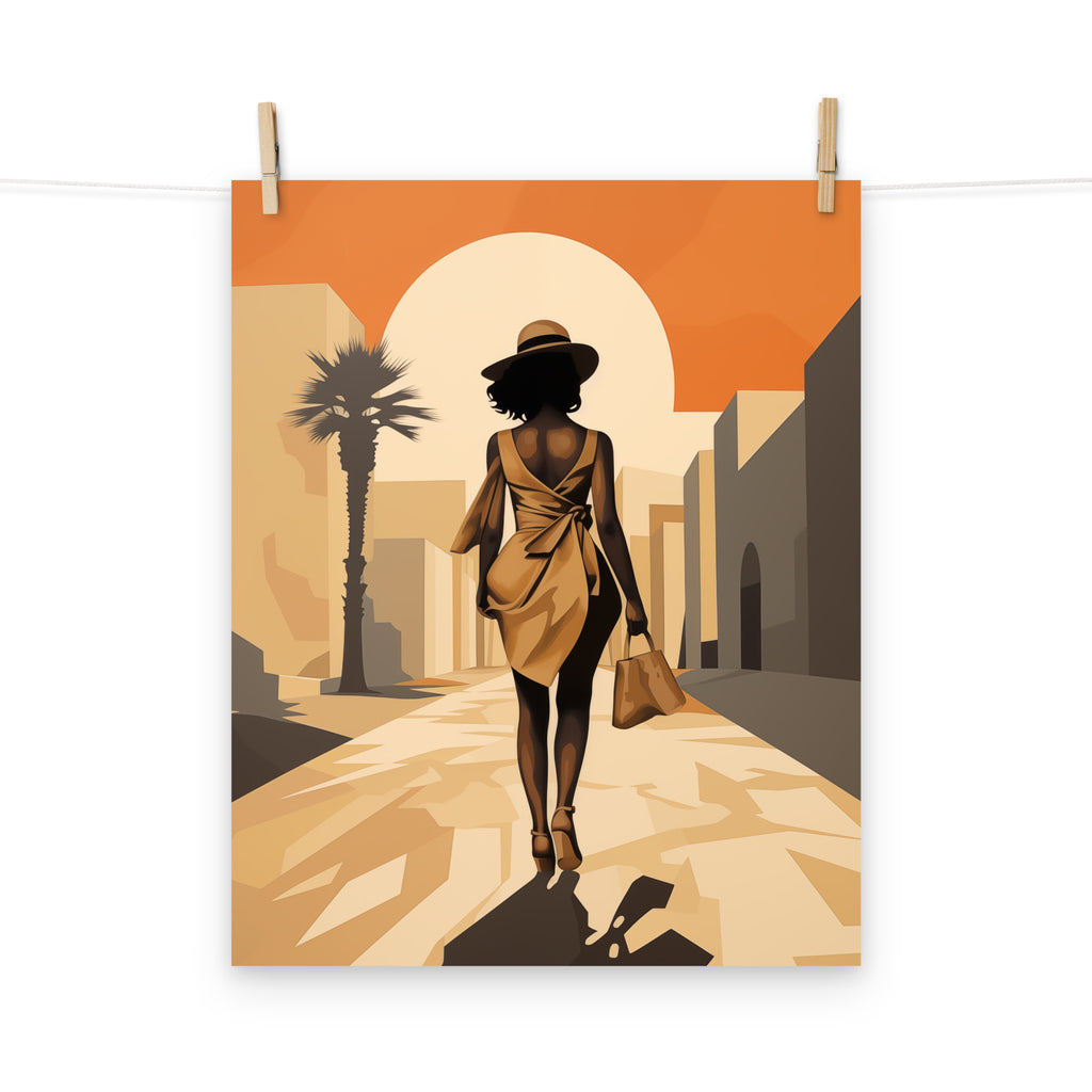 Photo paper poster