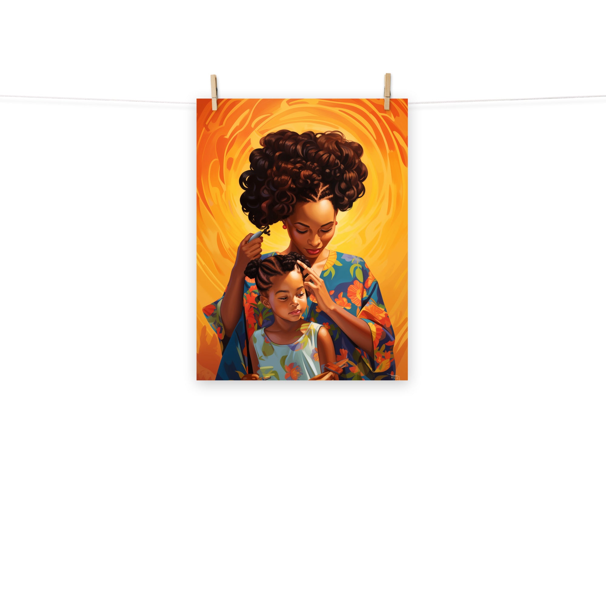 Photo paper poster