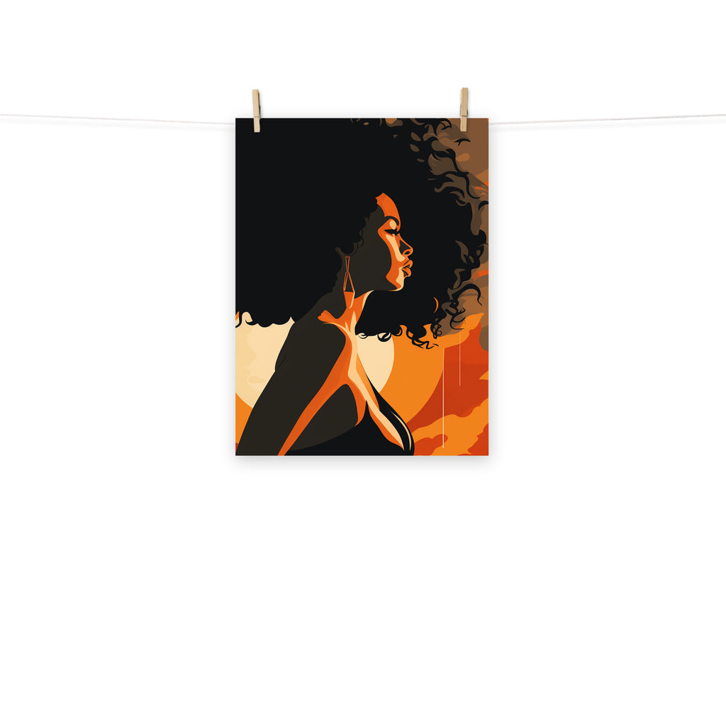 Photo paper poster