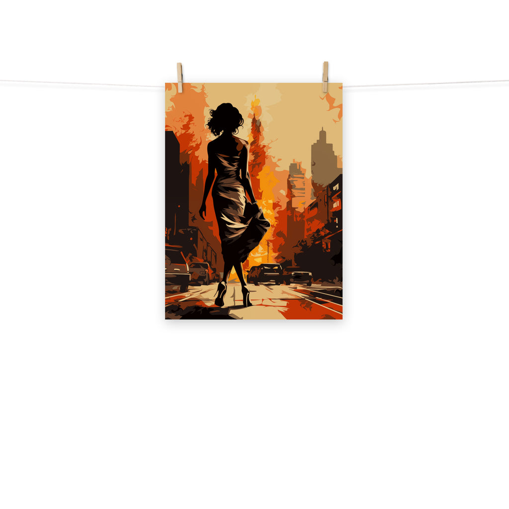 Photo paper poster