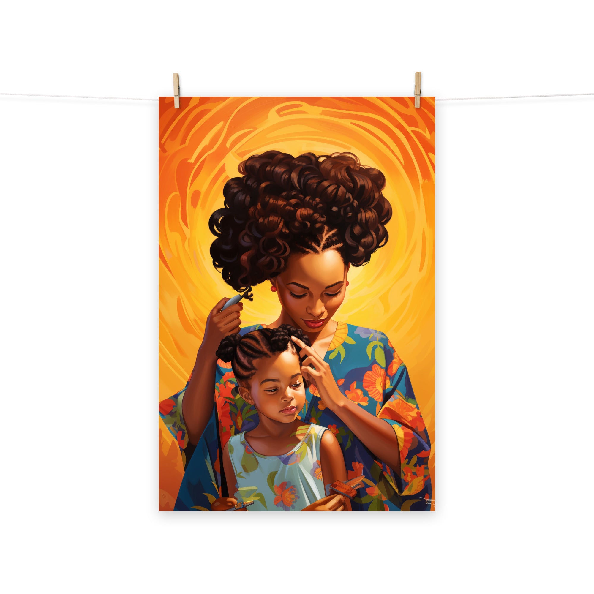 Photo paper poster